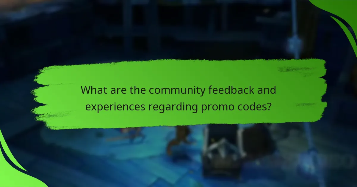 What are the community feedback and experiences regarding promo codes?